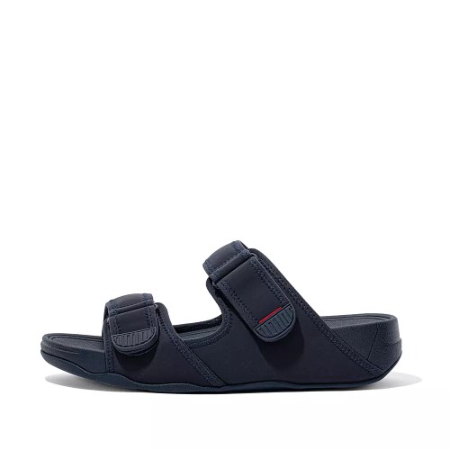 Fitflop GOGH MOC Vann-Resistant Badesandaler Herre Marineblå | 619578-C