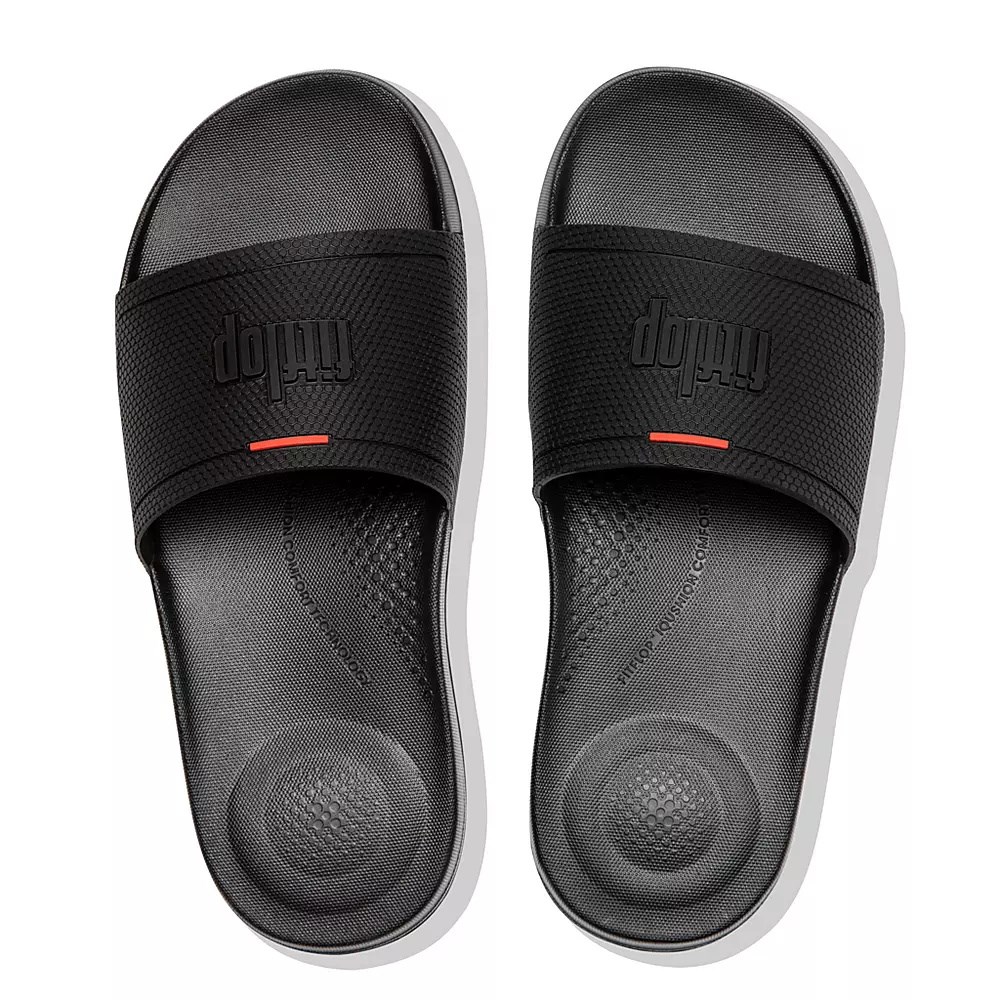 Fitflop IQUSHION Pool Badesandaler Dame Svarte | 259378-H