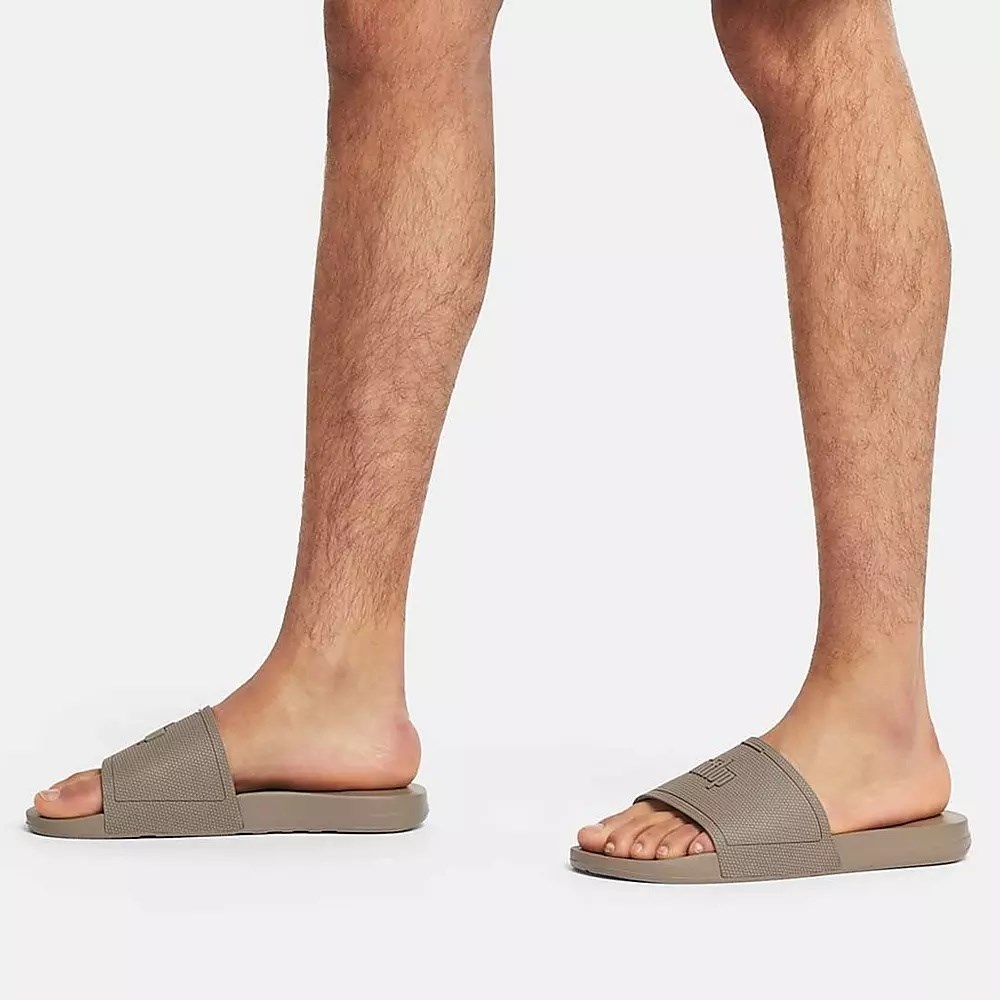 Fitflop IQUSHION Pool Badesandaler Herre Grå | 467325-T