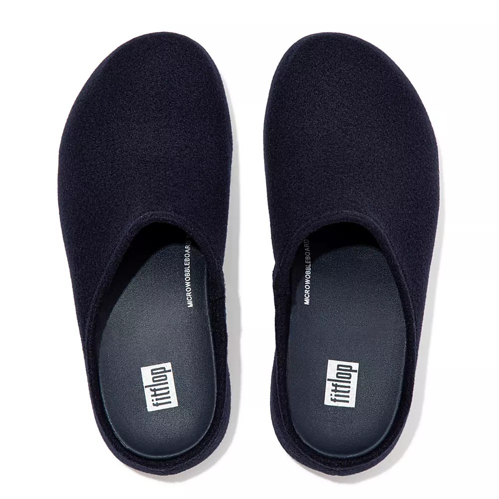 Fitflop SHUV Cushy Felt Tresko Dame Marineblå | 148273-U