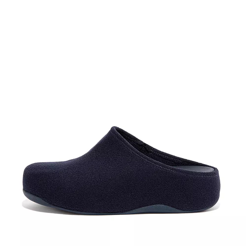 Fitflop SHUV Cushy Felt Tresko Dame Marineblå | 148273-U