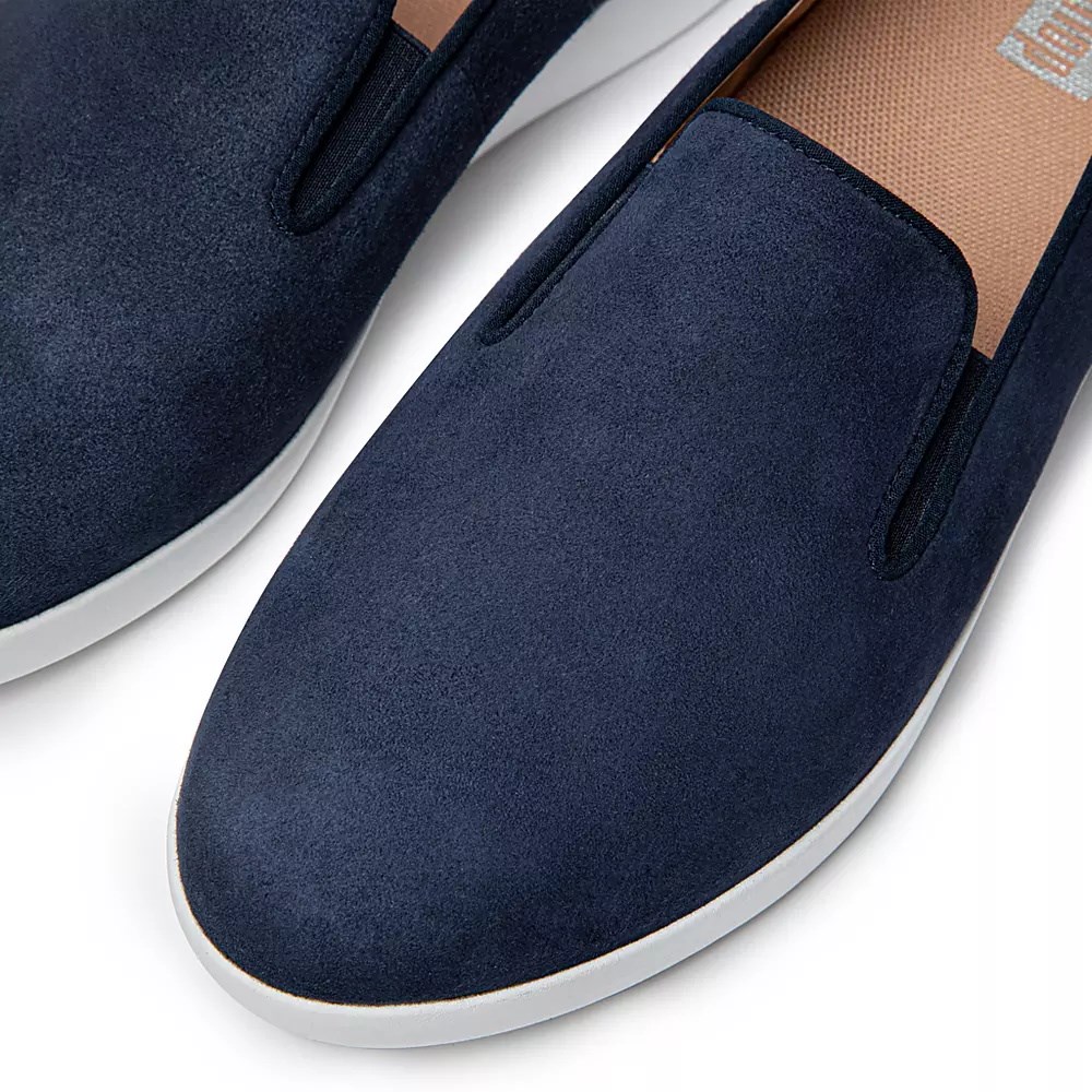 Fitflop SUPERSKATE Loafers Dame Marineblå | 817253-F