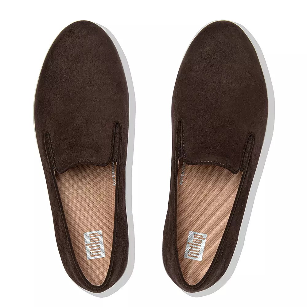 Fitflop SUPERSKATE Loafers Dame Sjokolade | 436819-C