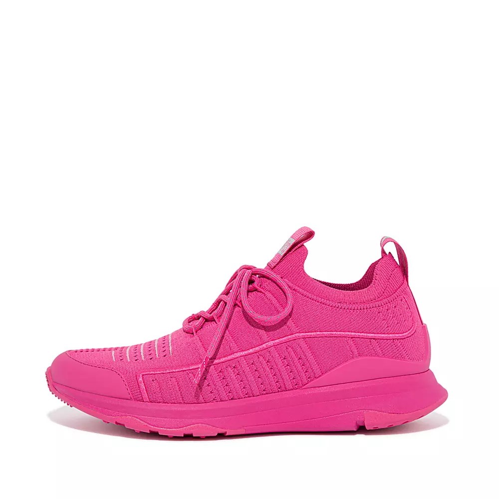 Fitflop VITAMIN FF Knit Joggesko Dame Rosa | 475089-G