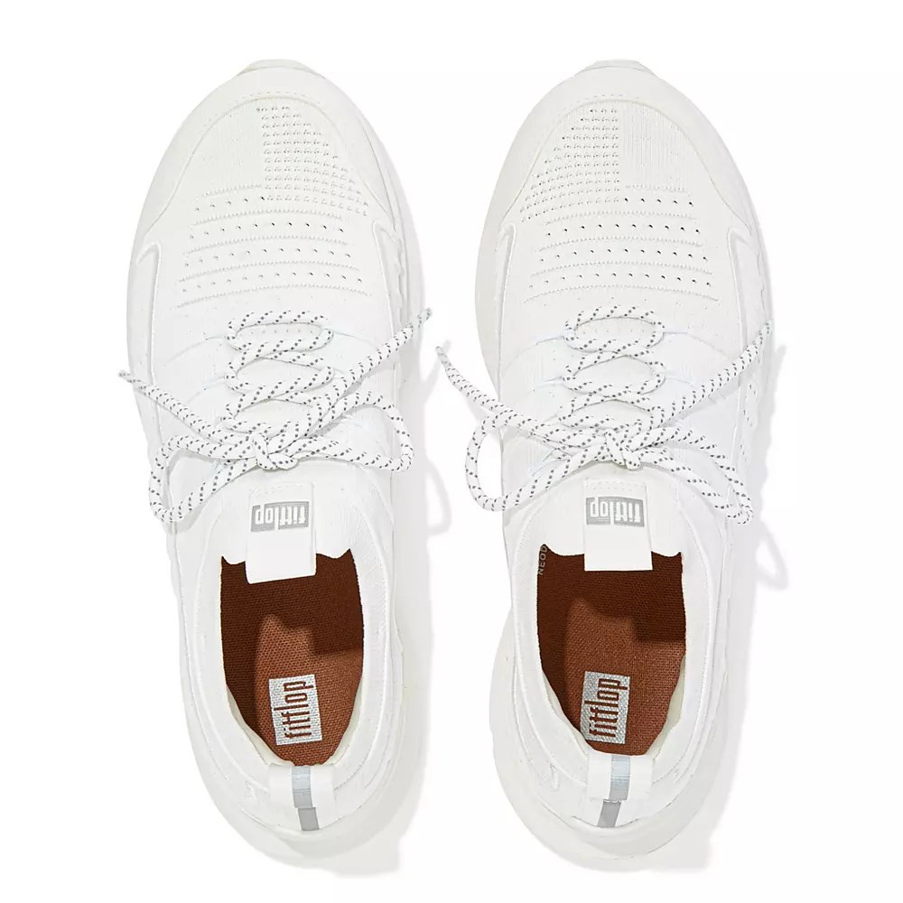 Fitflop VITAMIN FF Knit Joggesko Herre Hvite | 251467-X