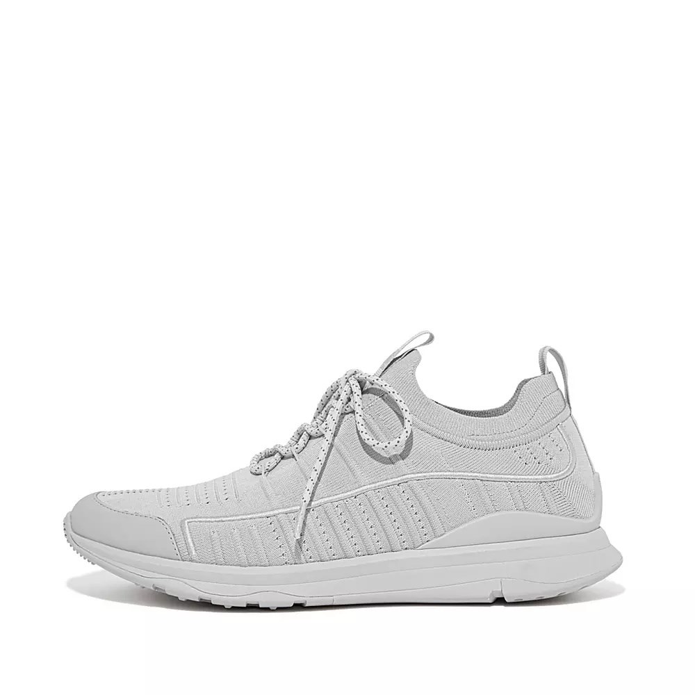 Fitflop VITAMIN FF Knit Joggesko Herre Lyse Grå | 165327-U